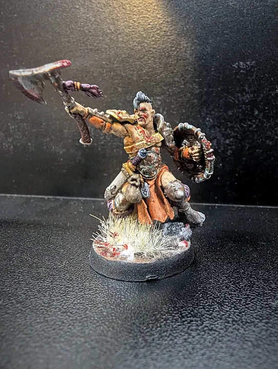 Parade Ready painting: Darkoath Chieftain