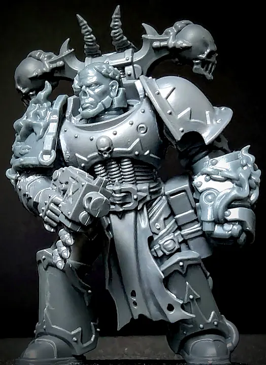 Kitbash & Print painting: Cursed Company horned legionary