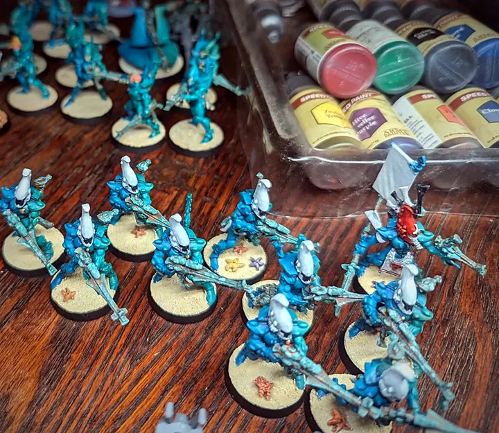 Parade Ready painting: Dire Avengers