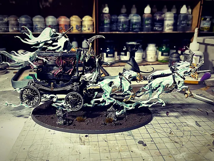 Hero Grade painting: Nighthaunt Black Coach