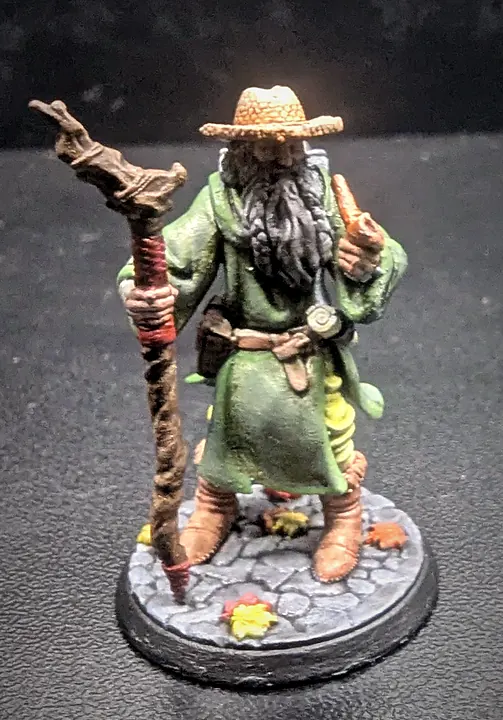 Battle Ready painting: Wandering wizard