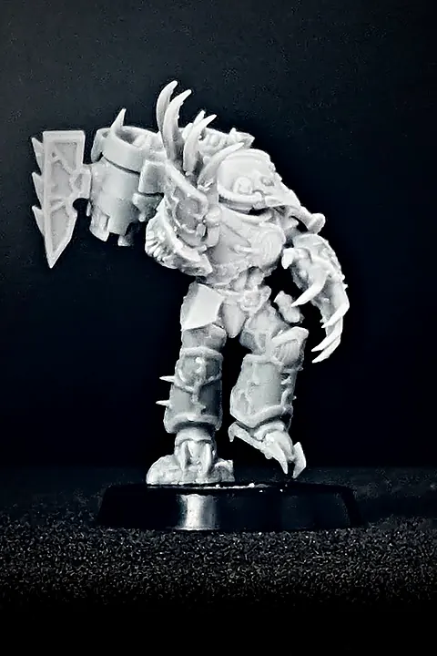 Kitbash & Print painting: Raptor with jump pack