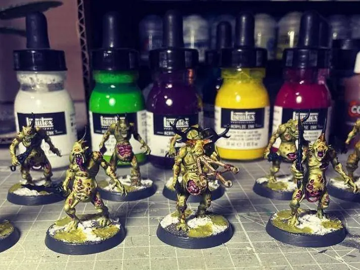 Parade Ready army painting: a unit of Plaguebearers